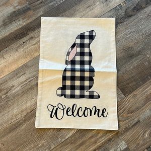 Buffalo Plaid Burlap Yard Flag